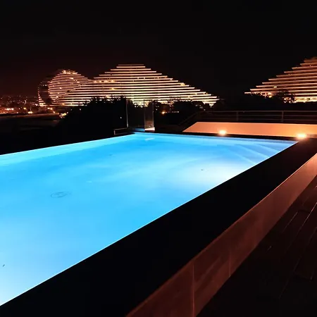 Apartamento 3 Pièces Neuf Sur Jardin Piscine Débordement En Rooftop Vue Et Montagnes Parking Gratuit Climatisation 2